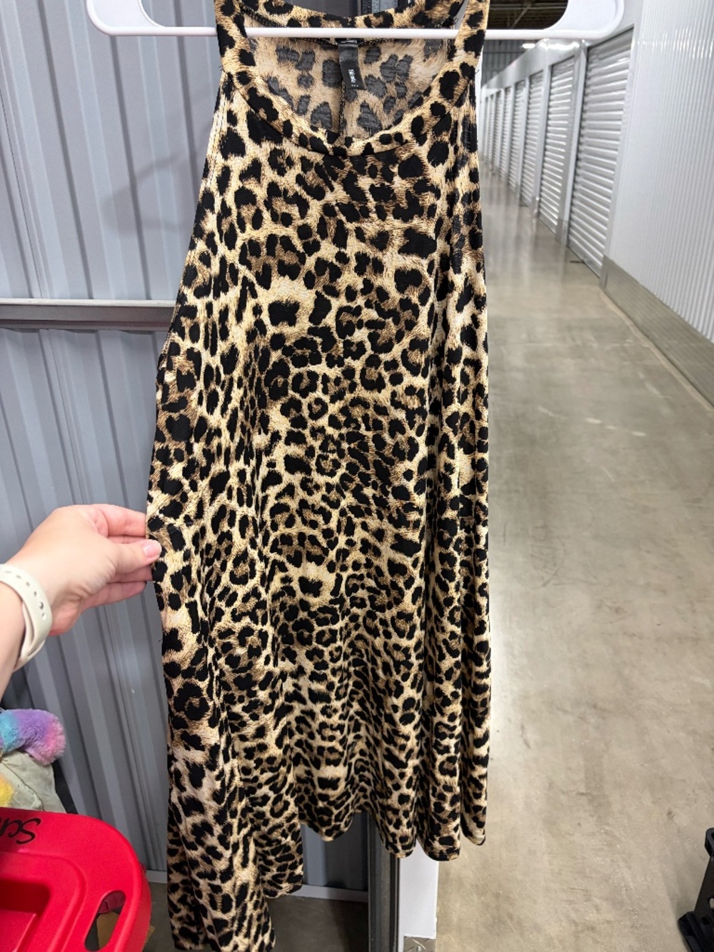 Yahada Leopard Dress, Size Large(?)